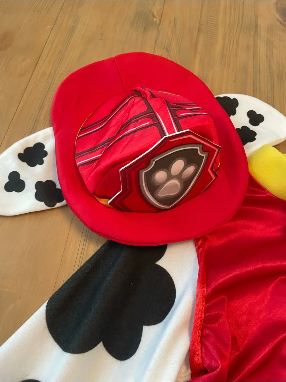 Paw Patrol Marshall Fire Pup Dress Costume with Hat and Backpack Size Medium